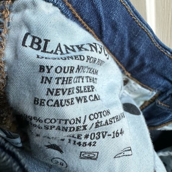 Blank NYC Distressed Frayed Edge Skinny Jeans - Picture 10 of 11